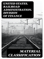 Material Classification: Recommended by the Railway Storekeepers' Association