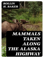 Mammals taken Along the Alaska Highway