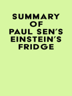 Summary of Paul Sen's Einstein's Fridge
