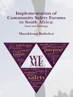 Implementation of Community Safety Forums in South Africa: Facts and Findings