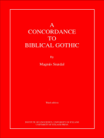 A Concordance to Biblical Gothic