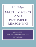 Mathematics and Plausible Reasoning, Volume 2: Logic, Symbolic and mathematical