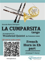 French Horn in Eb part "La Cumparsita" tango for Woodwind Quintet