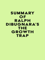 Summary of Ralph DiBugnara's The Growth Trap