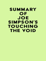 Summary of Joe Simpson's Touching the Void