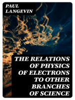 The Relations of Physics of Electrons to Other Branches of Science