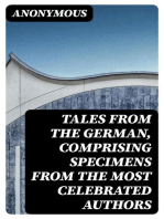 Tales from the German, Comprising specimens from the most celebrated authors