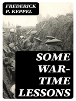 Some War-time Lessons