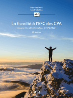 LA LA FISCALITE A L'EFC DES CPA - 25 EDITION: Intégrant les attentes reliées à l’EFC 2023