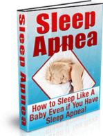 How to Sleep Like A Baby Even if You Have Sleep Apnea!: Sleep Apnea