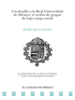 Un desafío a la Real Universidad de México:: el arribo de grupos de bajo rango social