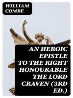 An Heroic Epistle to the Right Honourable the Lord Craven (3rd Ed.)