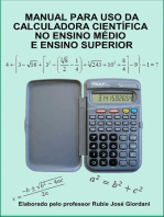 Manual Para Uso Da Calculadora Científica No Ensino Médio E Ensino Superior