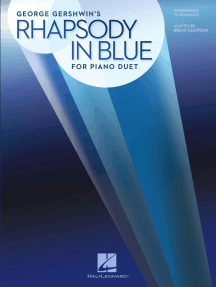 Rhapsody in Blue for Piano Duet: Later Intermediate to Advanced Level / 1 Piano, 4 Hands