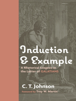 Induction and Example: A Rhetorical Exegesis in the Letter of Galatians