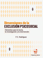 Dimensiones de la exclusión psicosocial.: Elementos para la teoría, la investigación y la intervención