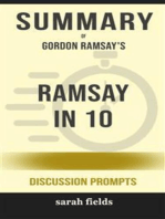 Summary of Ramsay in 10 by Gordon Ramsay : Discussion Prompts