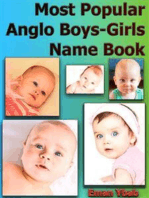 Most Popular Anglo Boys-Girls Name Book