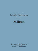 Milton (Barnes & Noble Digital Library): English Men of Letters Series