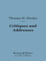 Critiques and Addresses (Barnes & Noble Digital Library)