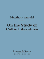 On the Study of Celtic Literature (Barnes & Noble Digital Library)