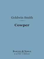 Cowper (Barnes & Noble Digital Library): English Men of Letters Series