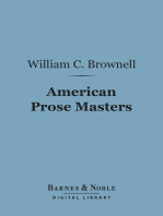 American Prose Masters (Barnes & Noble Digital Library)
