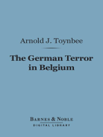 The German Terror in Belgium (Barnes & Noble Digital Library): An Historical Record