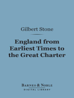 England from Earliest Times to the Great Charter (Barnes & Noble Digital Library)