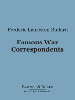 Famous War Correspondents (Barnes & Noble Digital Library)