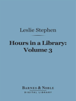 Hours in a Library, Volume 3 (Barnes & Noble Digital Library)