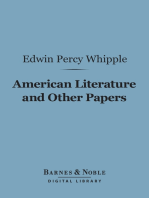 American Literature and Other Papers (Barnes & Noble Digital Library)