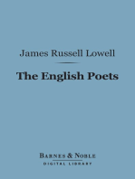The English Poets (Barnes & Noble Digital Library): With Essays on Lessing and Rousseau