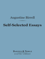 Self-Selected Essays (Barnes & Noble Digital Library)