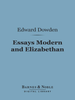 Essays Modern and Elizabethan (Barnes & Noble Digital Library)