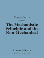 The Mechanistic Principle and the Non-Mechanical (Barnes & Noble Digital Library)