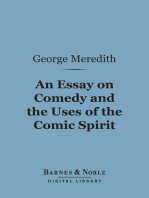 An Essay on Comedy and the Uses of the Comic Spirit (Barnes & Noble Digital Library)