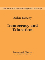 Democracy and Education (Barnes & Noble Digital Library)