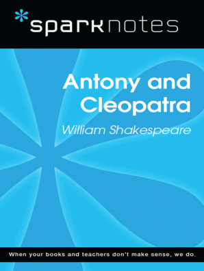 Antony and Cleopatra (SparkNotes Literature Guide)