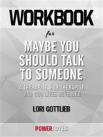 Workbook on Maybe You Should Talk To Someone