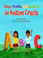 Days, Months, and Seasons in Haitian Creole