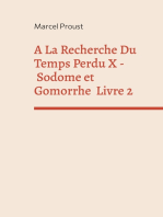 A La Recherche Du Temps Perdu X: Sodome Et Gomorrhe Deuxième Partie