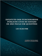 Estatuto Dos Funcionários Públicos Civis Do Estado De São Paulo Em Questões