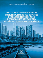 Efetividade regulatória para a universalização dos serviços de abastecimento de água e esgotamento sanitário na região metropolitana de Goiânia