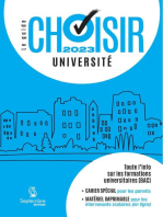 Guide Choisir - Université 2023: 22e édition - Toute l'information sur les formations universitaires (BAC)