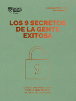 Los 9 secretos de la gente exitosa: Logra tus objetivos por lo que haces no por lo que eres