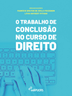 O Trabalho de Conclusão no Curso de Direito