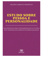 Estudo sobre pessoa e personalidade