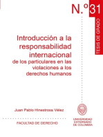 Introducción a la responsabilidad internacional: de los particulares en las violaciones a los derechos humanos