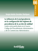 La influencia de la jurisprudencia de la configuración del régimen de procedencia de la acción de nulidad